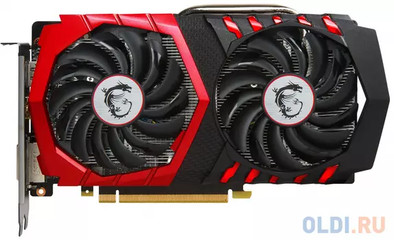 Видеокарта 4Gb PCI-E MSI GeForce GTX 1050 Ti GAMING 4G