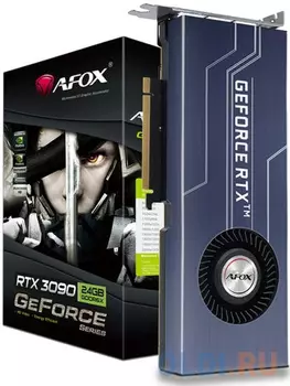 Видеокарта Afox RTX3090 24GB GDDR6X 384bit 3xDP HDMI BLOWER RTL