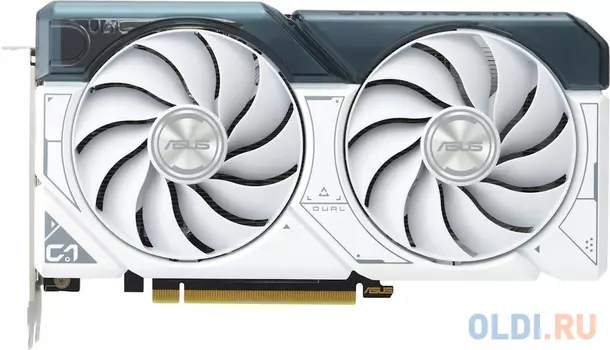 Видеокарта Asus PCI-E 4.0 DUAL-RTX4060-O8G-WHITE NVIDIA GeForce RTX 4060 8Gb 128bit GDDR6 2505/17000 HDMIx1 DPx3 HDCP Ret