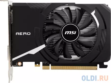 Видеокарта MSI GeForce GT 1030 AERO ITX 4GD4 OC 4096 Мб
