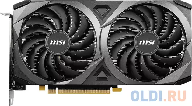 Видеокарта MSI PCI-E 4.0 RTX 3050 VENTUS 2X 8G OC NVIDIA GeForce RTX 3050 8192Mb 128 GDDR6 1807/14000 HDMIx1 DPx3 HDCP Ret