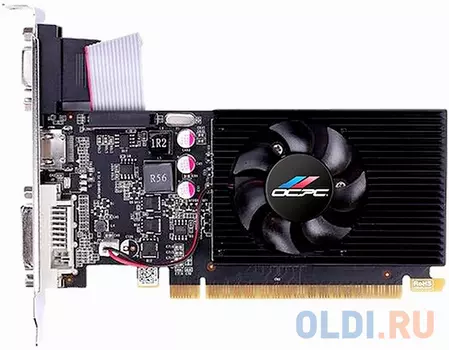 Видеокарта OCPC PCI-E 4.0 OCVNGT730G2 2G NV GT 730 2GB GDDR3 1x VGA, 1x HDMI, 1x DVI (OCVNGT730G2)
