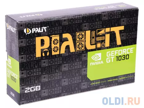 Видеокарта 2048Mb Palit GeForce GT1030 PCI-E DDR5 64bit DVI HDMI HDCP PA-GT1030 2GD5 NE5103000646-1080F