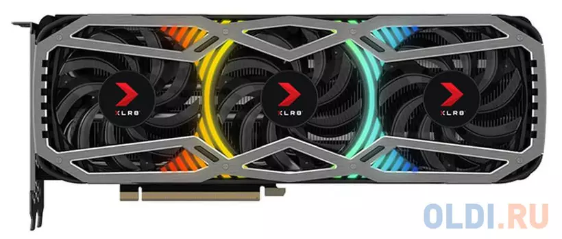 Видеокарта PNY nVidia GeForce RTX 3080 XLR8 Gaming REVEL EPIC-X RGB™ Triple Fan (LHR) 10240Mb VCG308010LTFXPPB