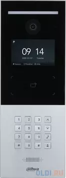 Видеопанель Dahua DHI-VTO6521F цветной сигнал CMOS цвет панели: серебристый