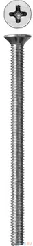Винт DIN 965, M4 x 55 мм, 5 кг, кл. пр. 4.8, оцинкованный, ЗУБР