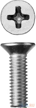 Винт DIN 965, M6 x 25 мм, 5 кг, кл. пр. 4.8, оцинкованный, ЗУБР