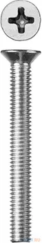 Винт DIN 965, M6 x 55 мм, 5 кг, кл. пр. 4.8, оцинкованный, ЗУБР