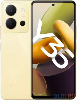 VIVO Y36 Vibrant Gold, 16,8 cm (6.64") 2388 x 1080 пикселей, 4x2,4 ГГц+4x1.9 ГГц, 8 Core, 8GB RAM, 128GB, 1 ТБ, 50 МП + 2 МП + 2 МП/16Mpix, 2 Sim