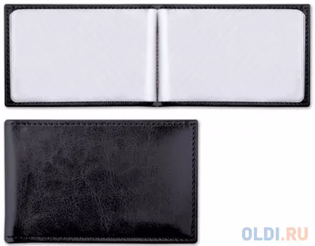 Визитница BRAUBERG Imperial 20 шт черный