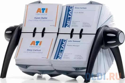 Визитница Durable Visifix flip duo на 600 карт 600 шт черный 244301