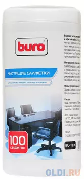 Влажные салфетки BURO BU-Tsurl 100 шт