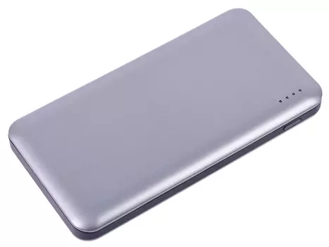 Внешний аккумулятор Deppa NRG Power 10000 mAh, 2.1A, 2xUSB, графит
