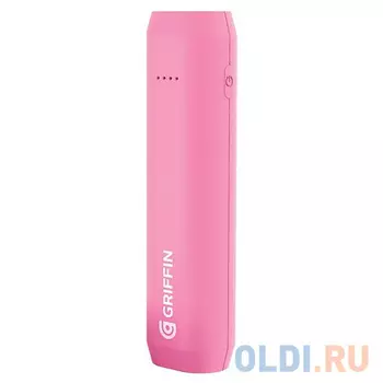 Внешний аккумулятор Griffin Reserve Power Bank, 2500mAh - Pink