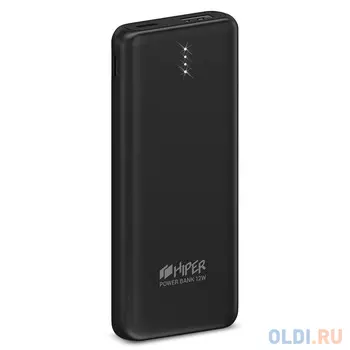Внешний аккумулятор HIPER PSL10000 Li-Pol 10000 mAh 2.4A+2.4A 2xUSB 1xType-C черный