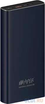 Внешний аккумулятор Power Bank 20000 мАч HIPER MPS20000 темно-синий