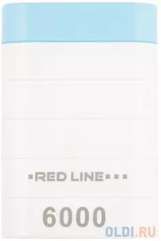 Внешний аккумулятор Power Bank 6000 мАч Red Line S7000 белый УТ000010002