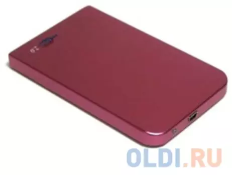 Мобил рек AgeStar SUB2O1 (Red) USB 2.0 to 2,5"hdd SATA алюминий