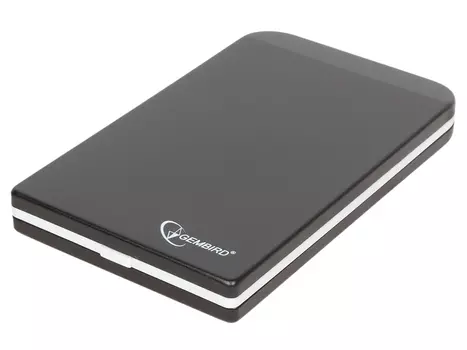 Внешний бокс HDD/SSD 2.5 Gembird EE2-U2S-42 Корпус Black / Алюминий / USB 2.0 / SATA