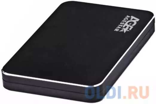 Внешний контейнер для HDD 2.5" SATA AgeStar 31UB2A18C USB3.1 TYPE-C алюминий черный