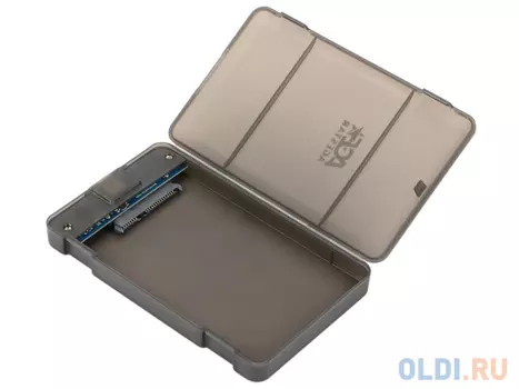 Внешний контейнер для HDD 2.5" SATA AgeStar 31UBCP3C USB-С алюминий черный