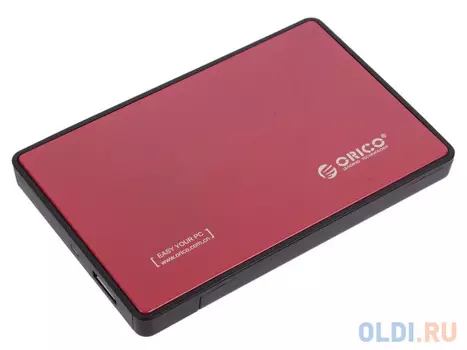 Внешний контейнер для HDD 2.5" SATA ORICO 2588US3-RD USB3.0 красный