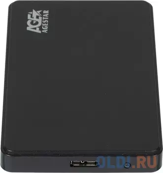 Внешний корпус для HDD AgeStar 3UB2P2 SATA III пластик черный 2.5"