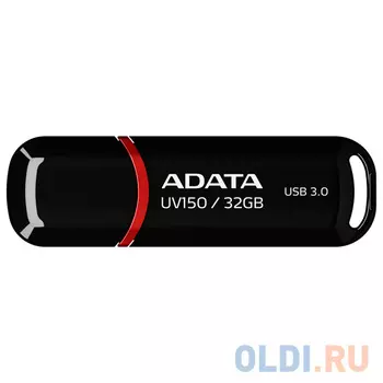 Внешний накопитель 32GB USB Drive ADATA USB 3.1 UV150 черная 90/20 МБ/с AUV150-32G-RBK