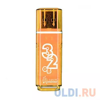 Внешний накопитель 32Gb USB Drive <USB2.0 Smartbuy Glossy series Orange (SB32GBGS-Or)