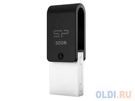 Внешний накопитель 32GB USB Drive  Silicon Power Mobile X21 SP032GBUF2X21V1K черный