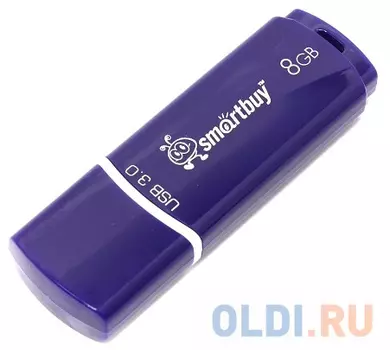 Внешний накопитель 8Gb USB Drive <USB3.0 Smartbuy Crown Blue (SB8GBCRW-Bl)