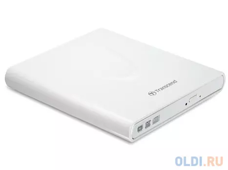 Внешний привод DVD±RW Transcend TS8XDVDS-W USB 2.0 белый Retail