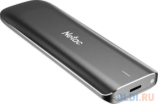 Внешний SSD SSD External Netac 250Gb ZX  (USB3.2 Gen2 Type C, up to 1050/950MBs, 105х34х10.5mm, 36.5g, Aluminium) Black