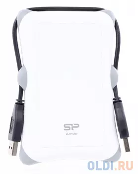 Внешний жесткий диск 2.5" USB2.0 1Tb Silicon Power A30 SP010TBPHDA30S3W белый