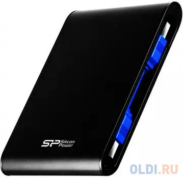 Внешний жесткий диск 2.5" USB3.0 2Tb Silicon Power Armor A80 <SP020TBPHDA80S3K черный