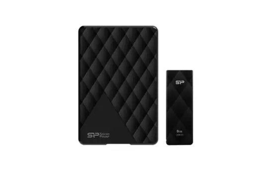 Внешний жесткий диск Silicon Power Diamond D06 (SP010TBPHDD06S3K) 1Tb USB 3.0/2.5"/5400 rpm/8Mb