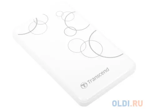 Внешний жесткий диск 2Tb Transcend StoreJet 25A3 Белый TS2TSJ25A3W 2.5" USB 3.0