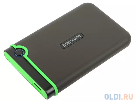 Внешний жесткий диск 2.5" 2 Tb USB 3.0 Transcend TS2TSJ25M3S зеленый серый