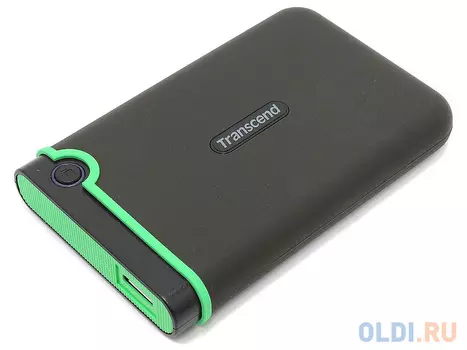 Внешний жесткий диск 500Gb Transcend StoreJet 25M3S, 500 Гб, USB 3.1, стальной серый (тонкий) (TS500GSJ25M3S)