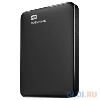 Внешний жесткий диск 2Tb WD Elements Portable WDBMTM0020BBK-EEUE (2.5", USB 3.0, Black)