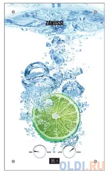 Водонагреватель проточный Zanussi GWH 10 Fonte Glass Lime 18.5 кВт