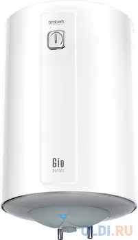 Водонагреватель Timberk SWH RE9 50 V Накопительный, 50л,1,5 кВт, круглый, медный нагр. элемент, внутри эмаль, O450x563 (мм), 17,82 кг, Белый