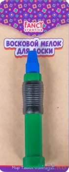 Восковой мелок для рисования на доске, синий, 9см