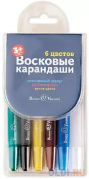 Восковые мелки Альт Multicolor 31-0003 6 штук 6 цветов от 5 лет