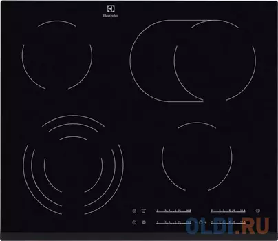 Варочная панель электрическая Electrolux EHF6547FXK черный