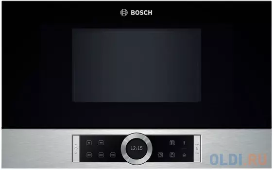 Встраиваемая микроволновая печь Bosch BEL634GS1 900 Вт серебристый