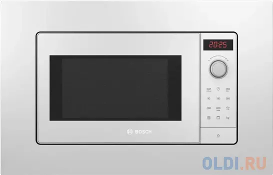 Встраиваемая микроволновая печь Bosch BEL653MW3 800 Вт белый