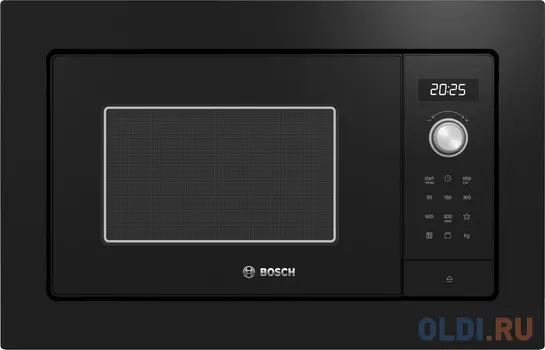 Встраиваемая микроволновая печь Bosch BEL653MX3 800 Вт чёрный