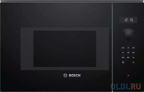 Встраиваемая микроволновая печь Bosch BFL524MB0 800 Вт чёрный