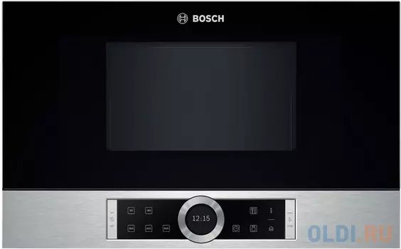 Встраиваемая микроволновая печь Bosch BFL634GS1 900 Вт серебристый